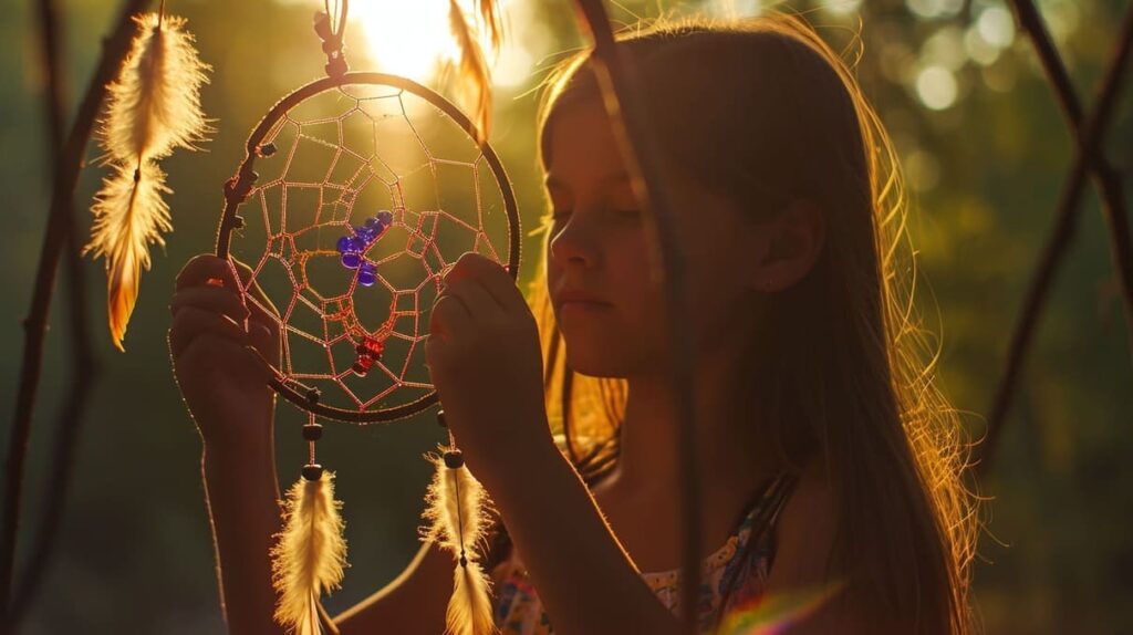 bierglas A girl making a dreamcatcher ar 169 v 6 895e2ca2 6bac 4f29 ae44 0a003d4e4da7